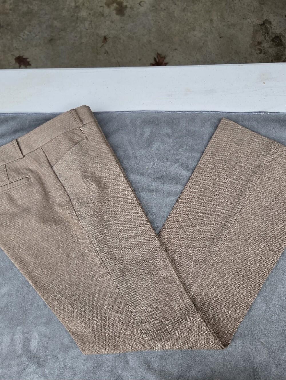 Bannana Republic Sloan Fit Tan Women's Tailored Pants Sz. 10 Stretch - Picture 4 of 6